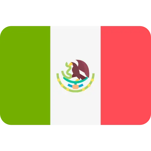 Bandera oficial de México para identificar como muestra de operación global